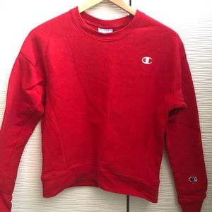 red champion sweater